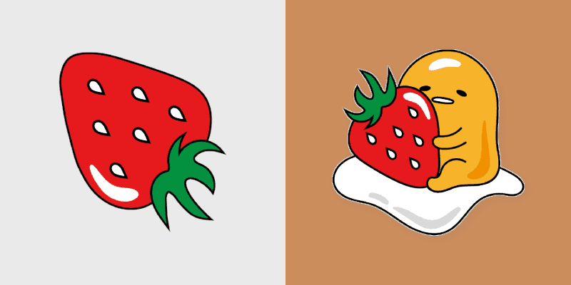 Strawberry Gudetama