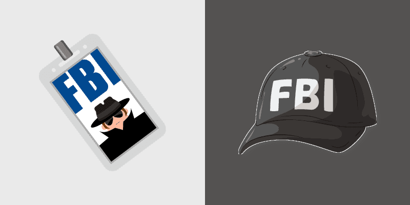 Custom Cursor Pack - FBI Police Officer Theme