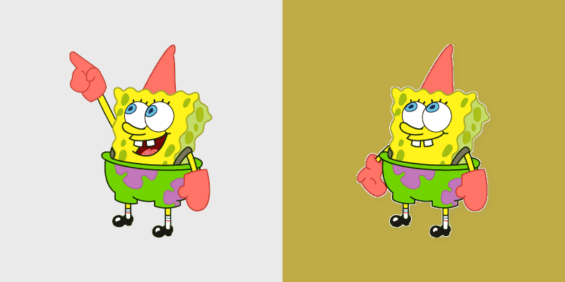 Spongebob-Inspired Custom Cursor Pack