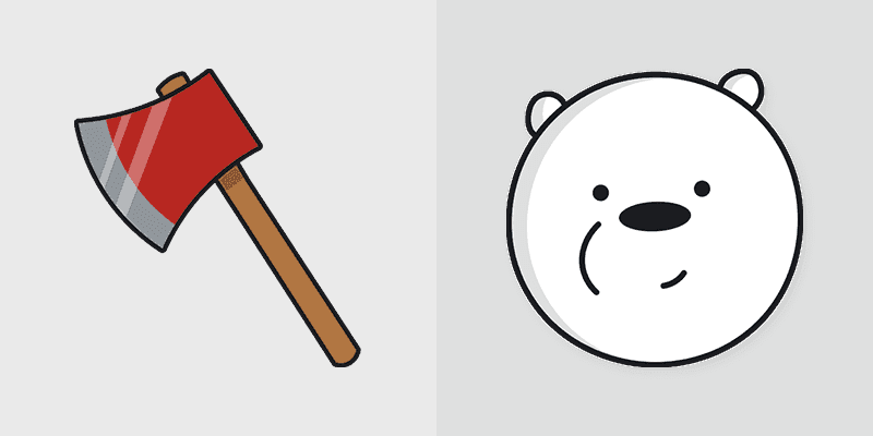 Cute Cursor Fire Axe Pack