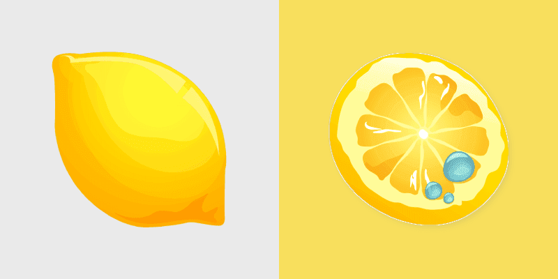 Vitamin-Powered Lemon Cursor Pack