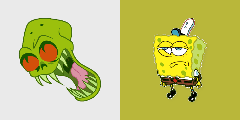 Custom Cursor Pack: SpongeBob's Flying Dutchman