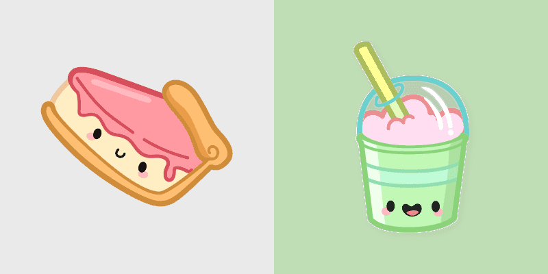 Cute Cake and Lemonade