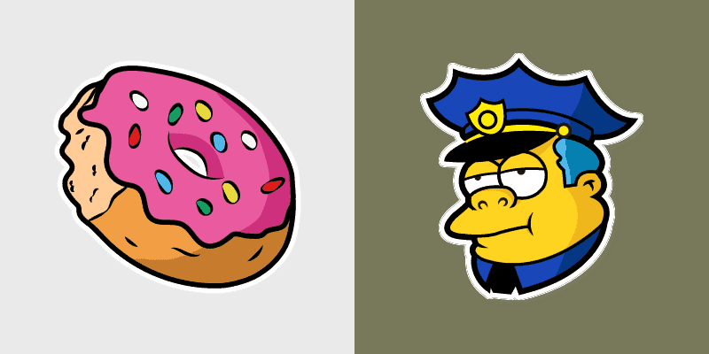 Cute Chief Wiggum Mouse Cursor Pack