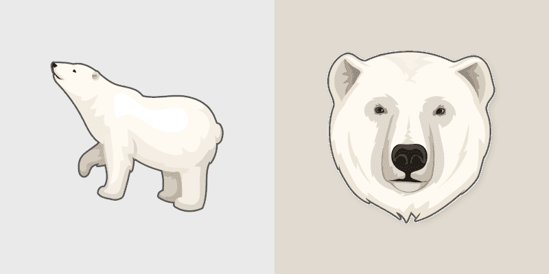 Polar Bear Custom Cursor Pack