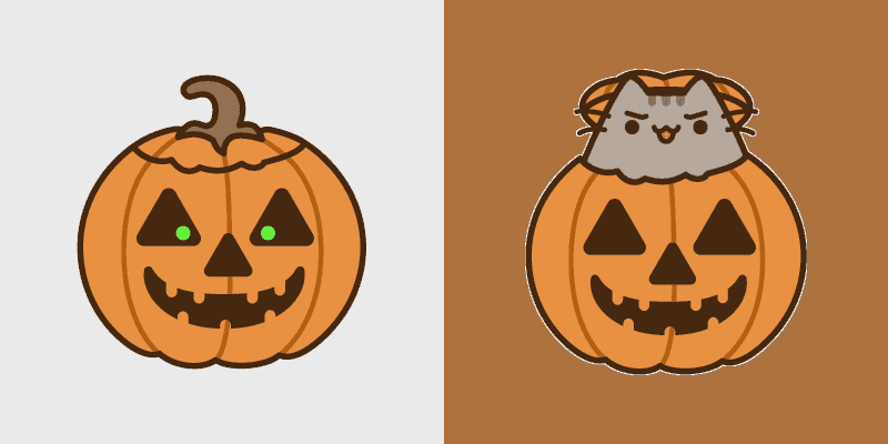 Spooky Halloween Pusheen