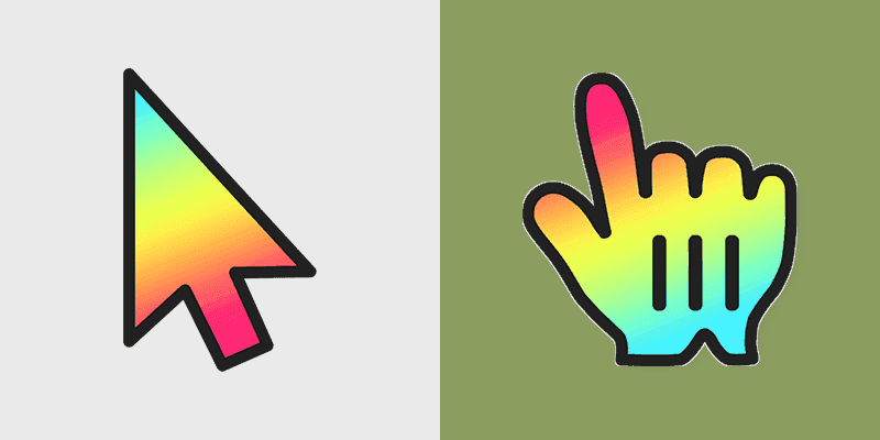 Custom Rainbow Cursor Pack