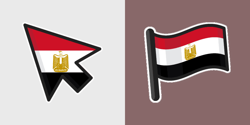 Egypt Pharaoh Flag