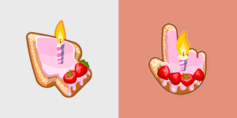 Custom Birthday Cursor Pack