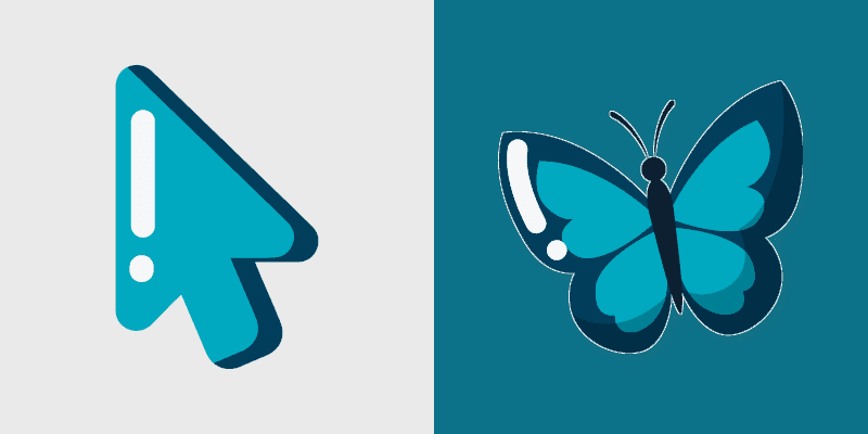 Cute Butterfly Cursors Pack
