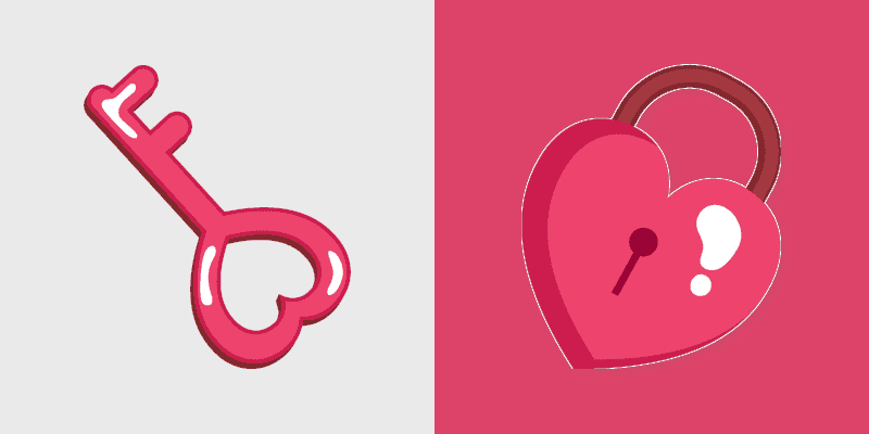 Valentine Hearts Keys