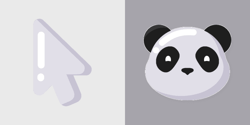 Cute Panda Cursor Pack