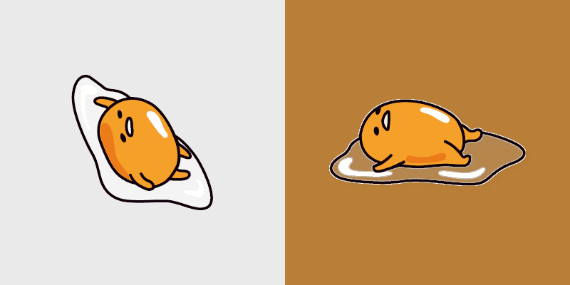 Cute Gudetama Cursor Pack