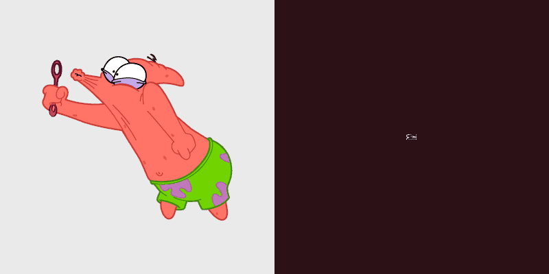 SpongeBob Custom Cursors: Patrick's Bubble Bash Pack