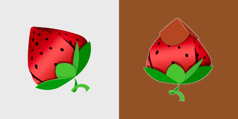 Sweet Strawberry Custom Cursor Pack
