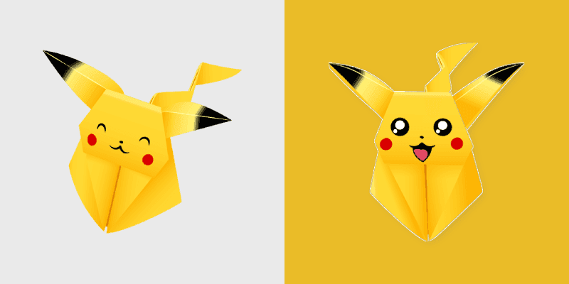 Origami Pikachu