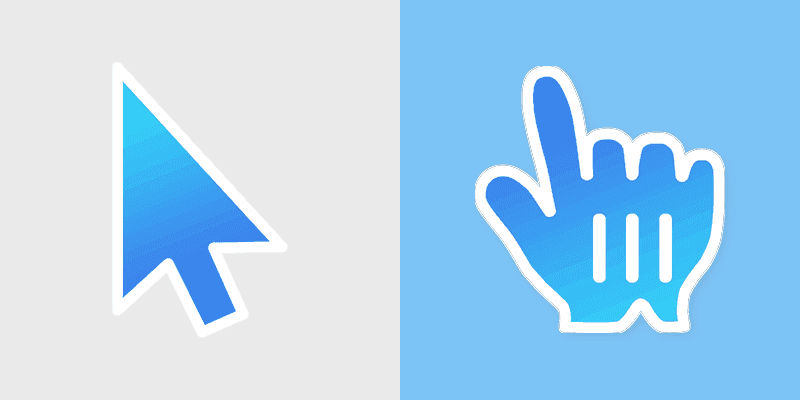 Cute Cursor Pack - Summer Sky Gradient