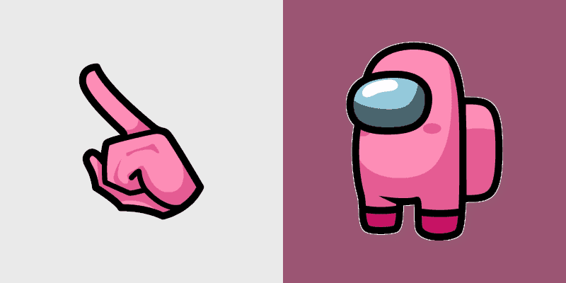 Kirby Among Us Custom Cursor Pack