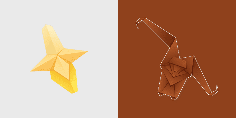 Origami Banana Monkey