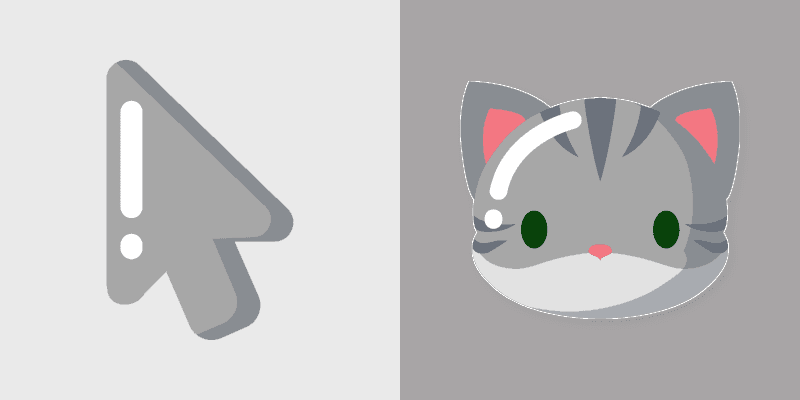 Cute Tabby Cursor Pack