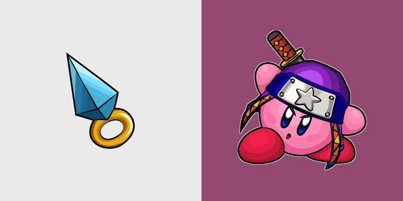 Kirby Ninja Kunai
