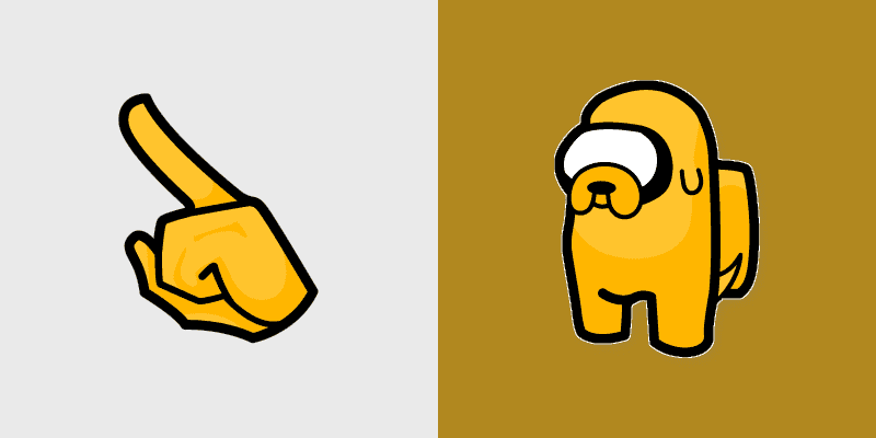 Cute Adventure Time Jake Cursor Pack