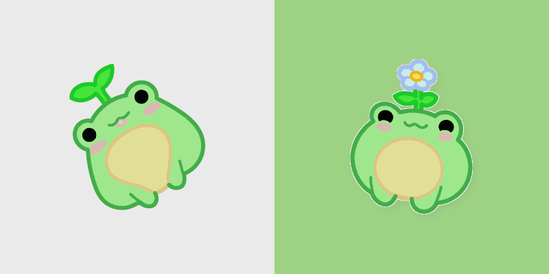 Whimsical Frog cursor preview