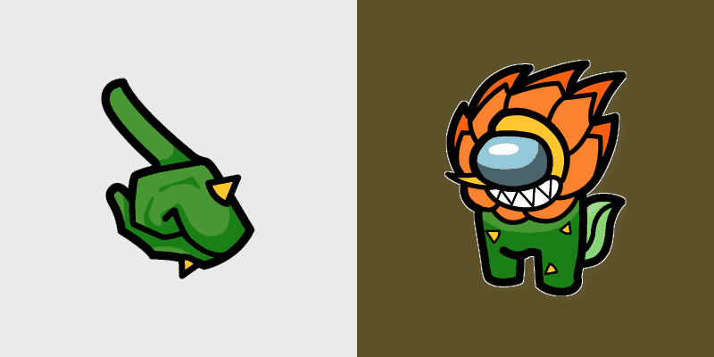Custom Cuphead Cagney Carnation Cursor Pack
