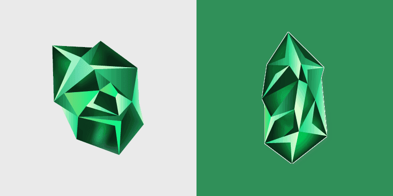 Custom Cursor Emerald