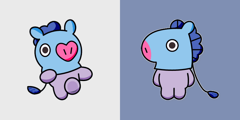 BTS BT21 Mang - Custom Cursor Pack