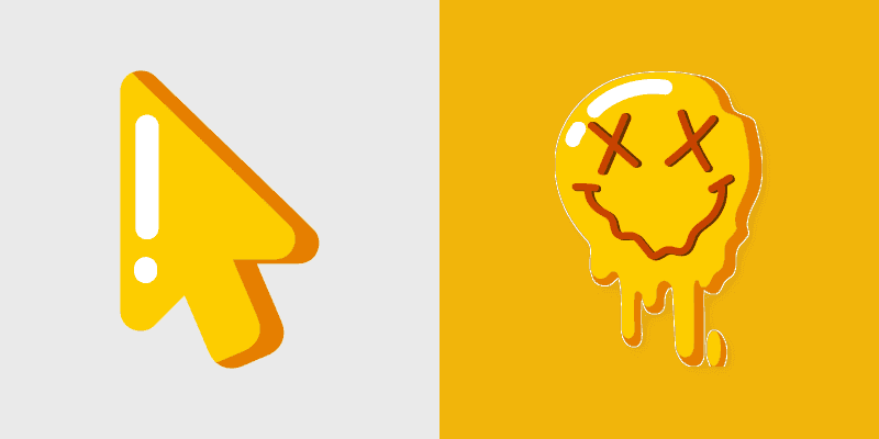 Custom Cursor Nirvana Smile