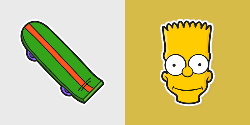 Simpsons-inspired Custom Cursor Pack