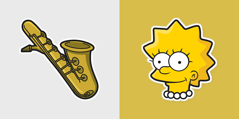 Simpsons Lisa Cute Cursor Pack
