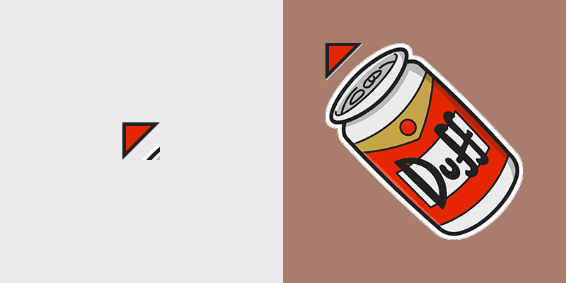 Cute Homer Duff Mouse Cursor Pack