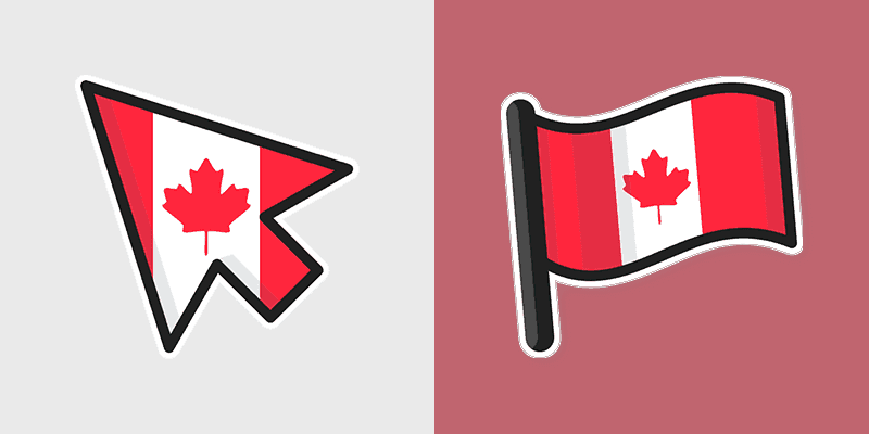 Canadian Crafted Custom Cursor Pack