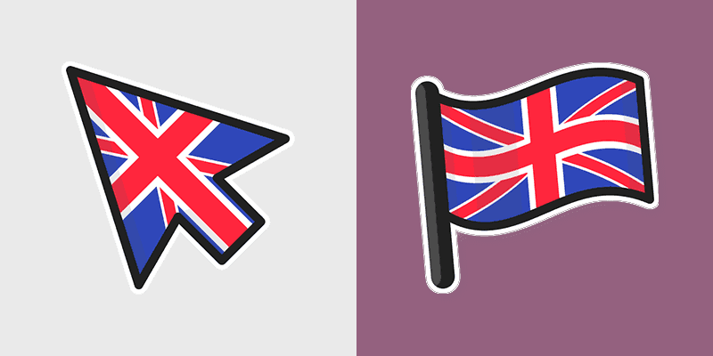 UK Flag Cursor Pack