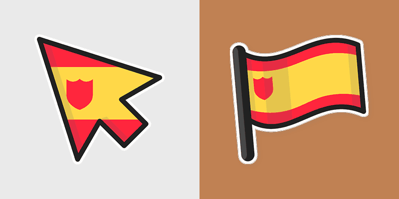 Custom Cursor Pack for Spain