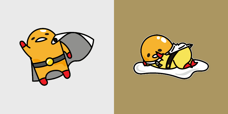 Cute Cursor Pack - Gudetama & Saitama