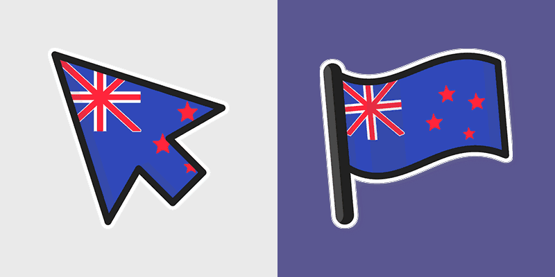 Custom Cursor Pack - New Zealand Flag