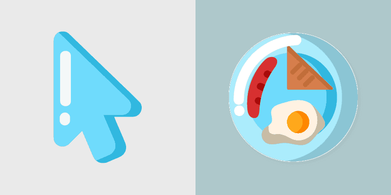 Minimal Breakfast Cursor Delight