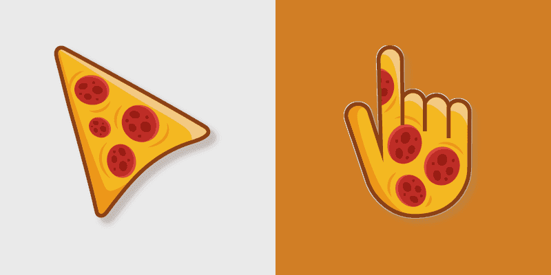 Custom Pizza Cursor Pack