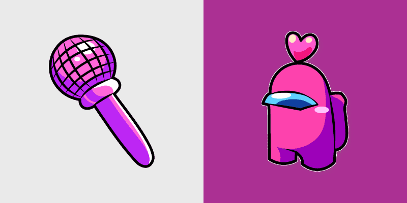 Custom Cursor Pack: Friday Night Funkin' Pink Impostor