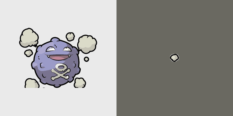 Custom Cursor Pack: Koffing & Weezing Duo