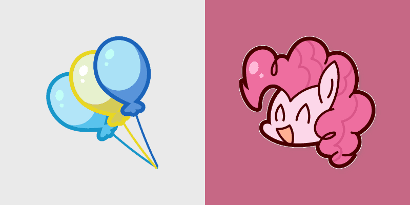 Cute Cursor Pack - My Little Pony Pinkie Pie