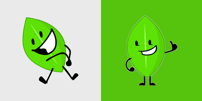 Cute Cursor Battle for Dream Island Leafy