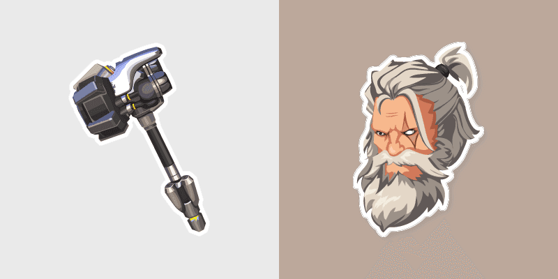 Reinhardt's Rocket Hammer Cursor Pack