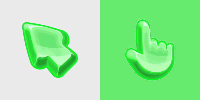 Custom Green Cursor Pack