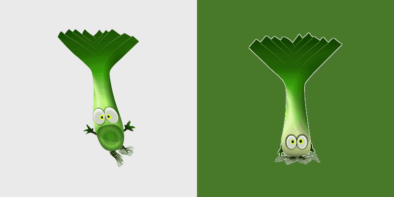 Custom Cursor Collection - Cloudy with a Chance of Meatballs Leek