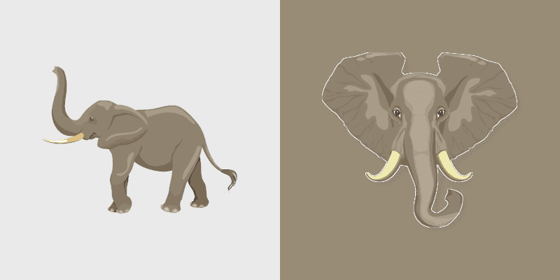 Custom Cursor Pack - Elephant Theme