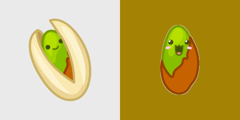 Adorable Cute Pistachio Mouse